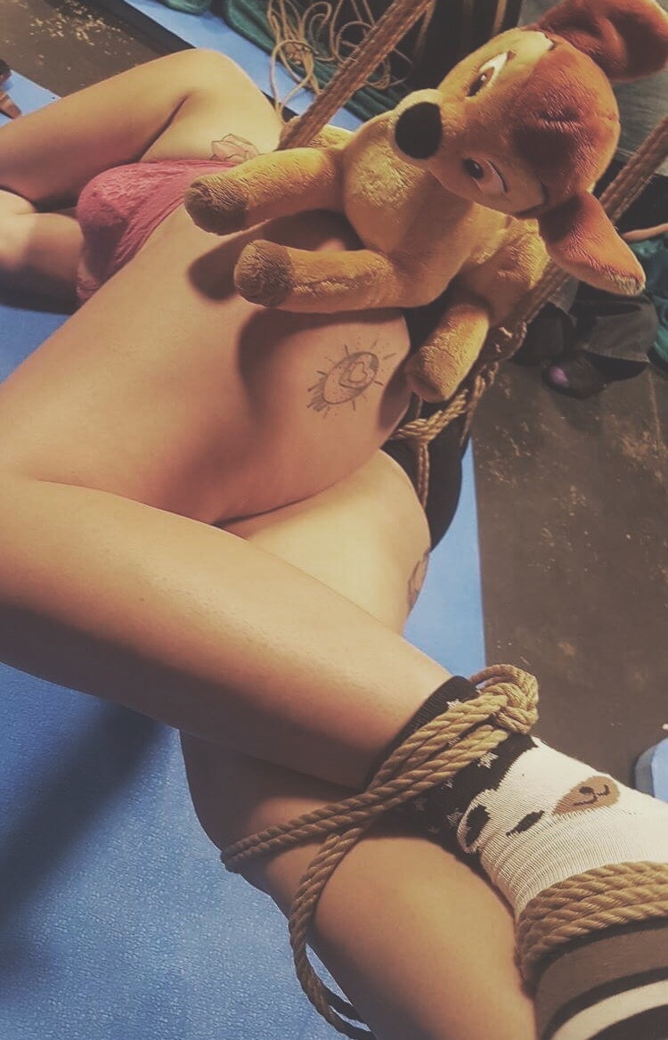 liddle-slut:shibari with @notacuteslut from the weekend 💕