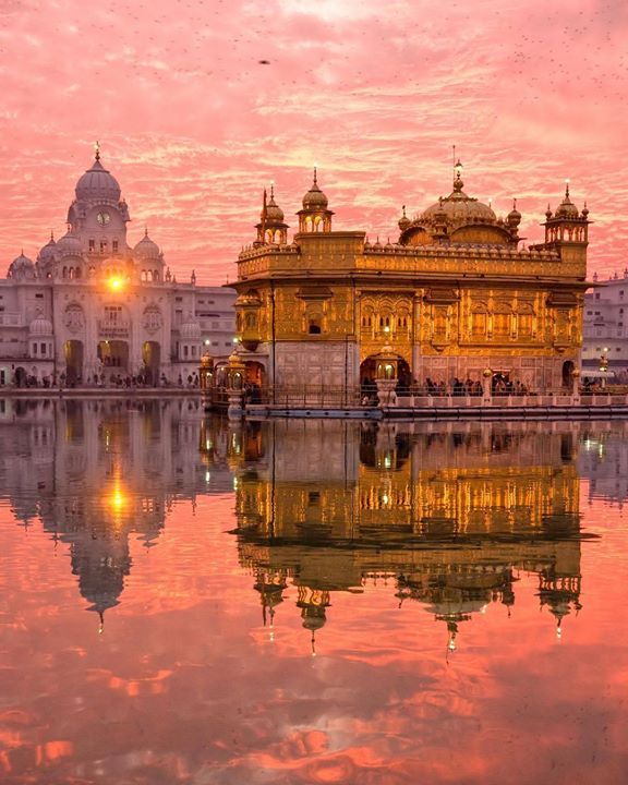 Comparateur de voyages http://www.hotels-live.com : @Easyvoyage - ✨ Golden Temple, Amritsar, India ✨ #myeasyvoyage #india #punjab #amritsar #temple #sikh #beautifuldestinations #wonderful_places #passionpassport #sunset #skylovers #spiritual...