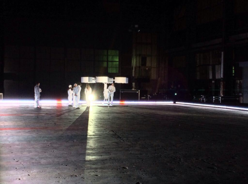 ladyxgaga:  First photos of Gaga’s Volantis, the world’s first flying dress. 