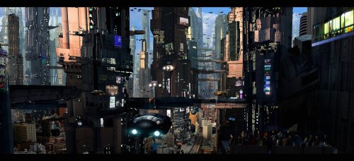 thecyberwolf:  Futuristics City - Concept Art  by Scott Richard (Rich35211) Website - CGHUB - Facebook 
