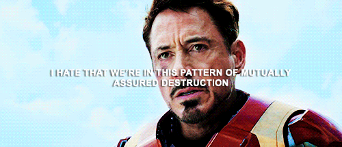 dailysuperhusbands:tony stark in marvel comics’ civil war (2007-2008)  &  mcu’s captain america:
