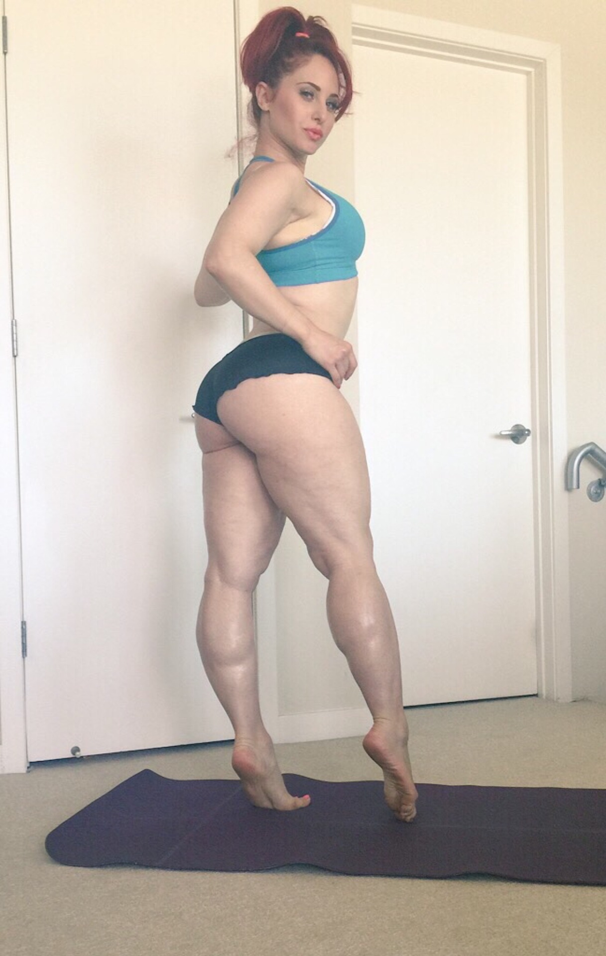 nuffsed69:  Sexy &amp; Fit Redhead Andrea Rosu 💪