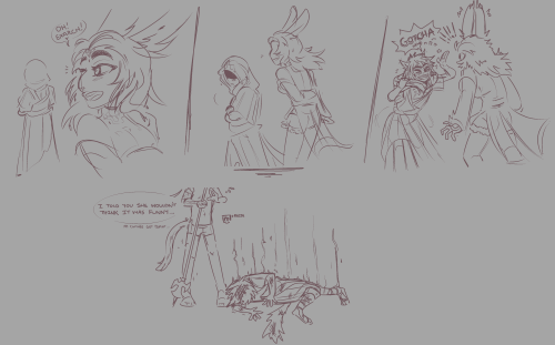 some various stray and vega arts sketchdump + some twitter mutual wol’s i drew for funstray SMN conc