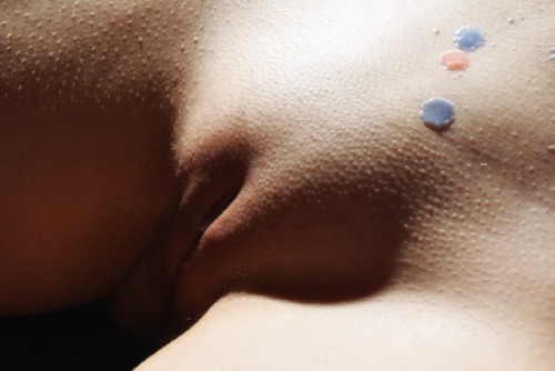 playfulperversion:Getting closer and closer with the wax… I know it’s going to hurt whe