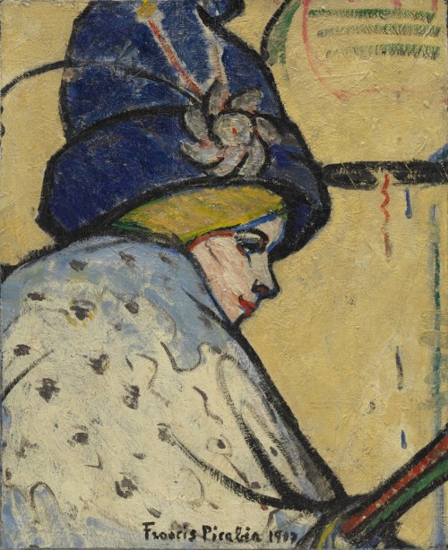 Portrait of Mistinguett  -   Francis Picabia  1908-11French 1879 - 1953 Oil on c