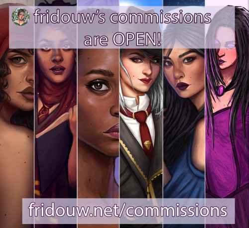 fridouw:My commissions are OPEN! For all the information go to my website fridouw.net/commissions.