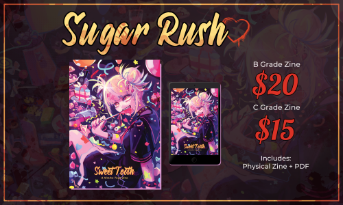  LEFTOVERS ARE OPEN FROM SEP 22 - OCT 11 FOR SWEET TOOTH: A HIMIKO TOGA ZINE Sweet Tooth: A Himiko T