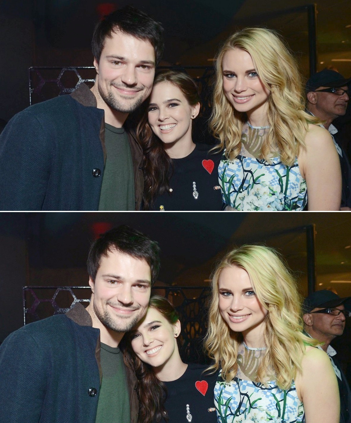 michaelftjamily:  Danila, Zoey and Lucy at the Vampire Academy Movie Music Party.