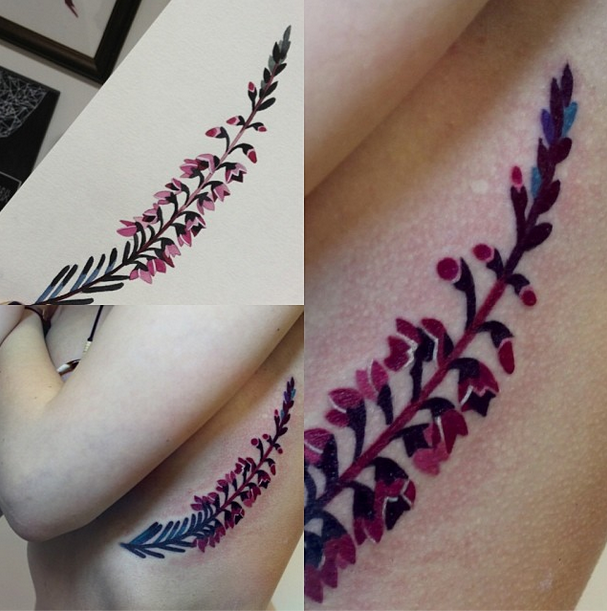 Heather Tattoos Symbolism Meanings and More