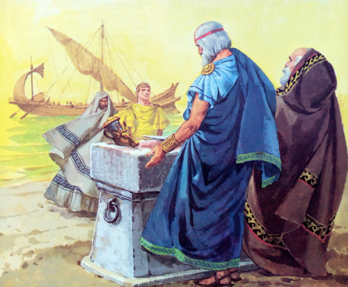  Libico Maraja ‘s illustrations for Homer’s The Odyssey. 