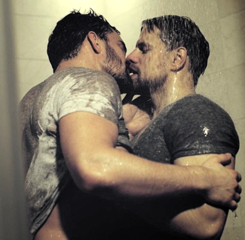 coachcanbeverypersuasive:He shoved me into the shower with all...
