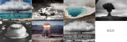 nuclear bomb photography, except for the 3rd one, lol. HERE