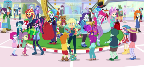 Merry Christmas to all of you, from the Equestria Girls!