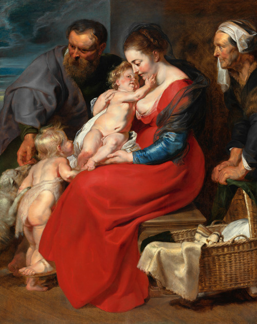 The Holy Family with Saints Elizabeth and John the BaptistPeter Paul Rubens (Flemish; 1577–1640)ca. 