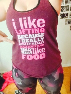 Barbellprincess:  Sassytracklete:  Theathleticaestheticblogthat Tank Is Awesome!