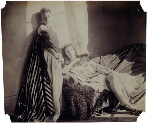Photographs by Lady Clementina Hawarden (1822-1865). Hawarden gained prominence in the photography w