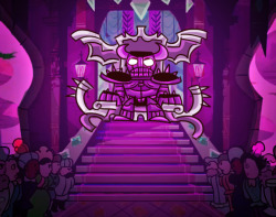 Lazy background (low-quality screenshot) is lazy.Well, this should give an idea of what’s going to happen in the next chapter of my Star Vs. The Forces of Evil fanfic. Or maybe not.Either way, when the villain sits on your parents’ throne, you know