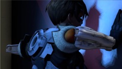 fappersum:  Tracer found a dick sticking out of the wall. She decided to give it a little taste. Gfycat Catbox 