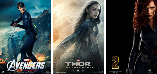 earths-mightiest-heroines:  Women of the MCU in posters