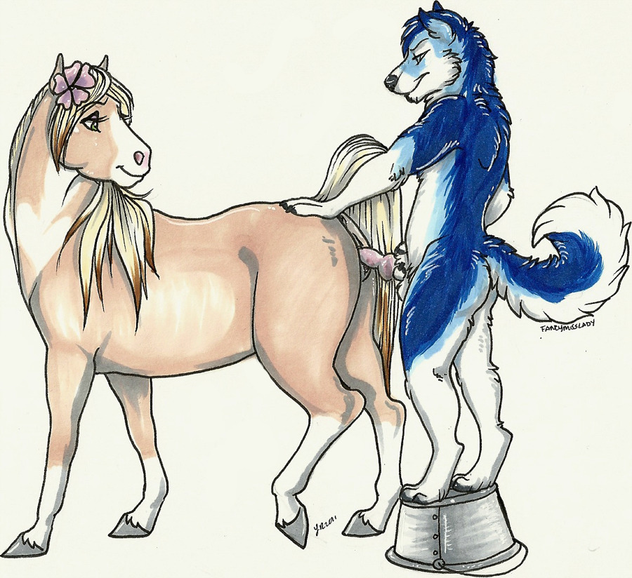 Request #1 (request link here) : Anthro male furries on feral female horsesHonestly