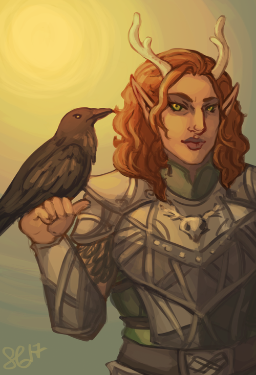 Varanael Crow-Sister, Bosmer witch and former Spinner.