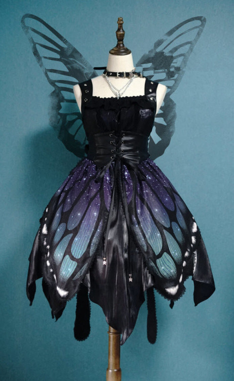 such-justice-wow: robert-the-redhead-lover: lolita-wardrobe: UPDATE: 【-The Butterfly of the Night-】 