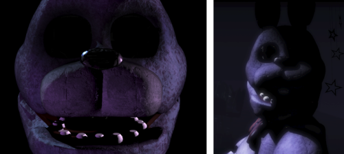 I made then FNaF 3 golden animatronic without eyes! You can now