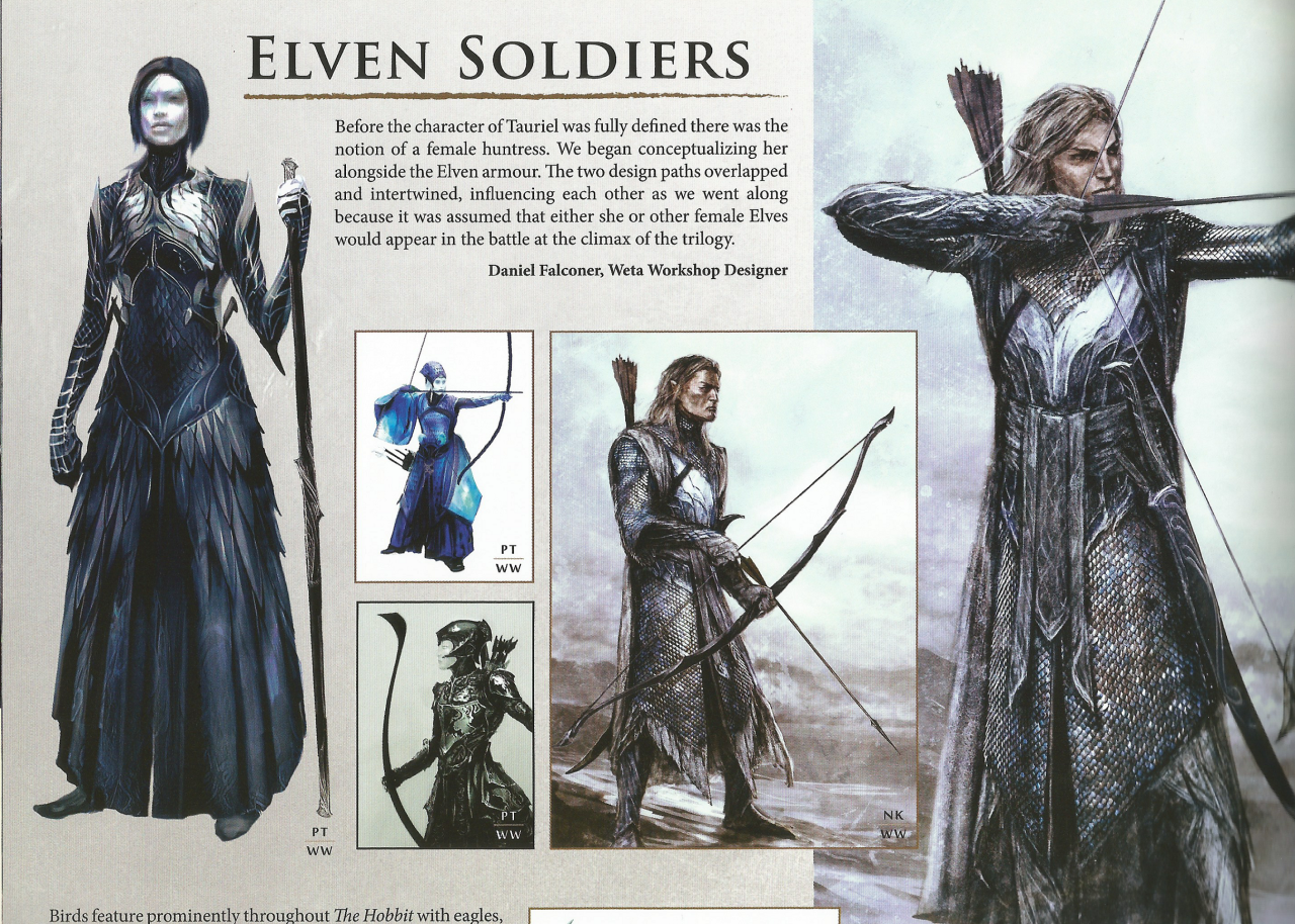 thrandurins:  thranduil and legolas concept art also a brief tauriel mention 