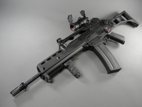 Ruger 10/22 with the Archangel Marauder HK G36 Chassis by ProMag.