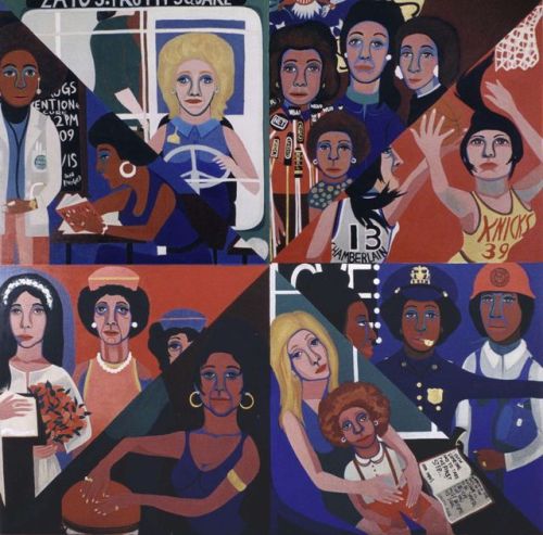 Faith Ringgold’s mural For the Women’s House was dedicated to the women incarcerated in the Correcti