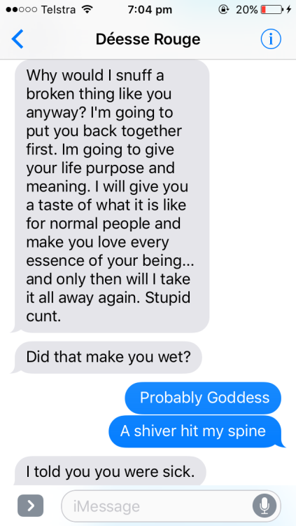 lesbidom: divinetaco: @lesbidom says that all I’m good for is being murdered. Goddess is always righ