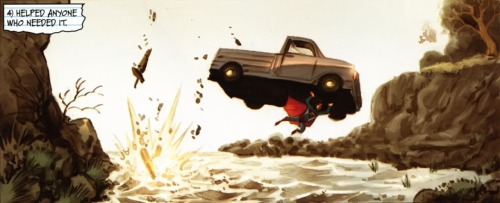 xchaix: Just like Superman Lived with the Kents, went to Smaville High, joined a team of superheroes