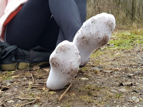 My dirty white socks  #socks #dirtysocks #dirtywhitesocks #ilovesocks #sockfetish #socken #dreckiges