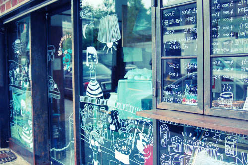 Coffee Shop near Bukchon (by plenty of flour).