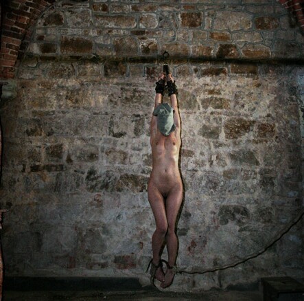 nakedsweatandchains: The punishment cell in one of the lower units.