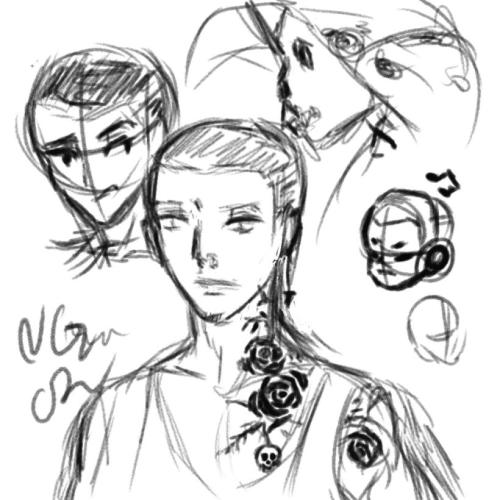 This Is My Doodle When I Just Borrowed My Friend's Pentab Because I Lost My Phone And Someone Stole It.