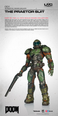 worldof3a:  The Doom MarineAVAILABLE FOR PREORDER NOW AT THE BETHESDA STORE AND AT BAMBALAND.com by logging in!Bethesda x id Software x ThreeATHE DOOM MARINE1/6th Scale Collectible FigureAugust 4th, 2016 QUAKECON®Bethesda,  id Software, and ThreeA proudly