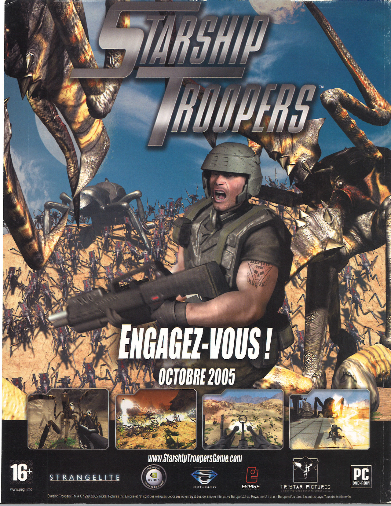 ‘Starship Troopers’[PC] [FRANCE] [MAGAZINE] [2005]
• Joystick, September 2005 (#173)
• via Abandonware Magazines