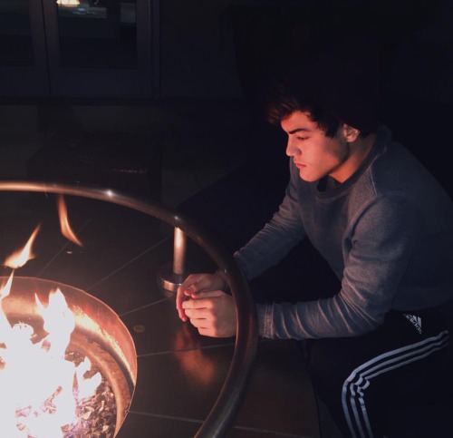 I would chill by the fire with you 