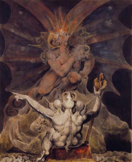 grenadyna: William Blake (1757-1827) “The Number of the Beast is 666″ ~1905-10 4/4 - the last of “Th