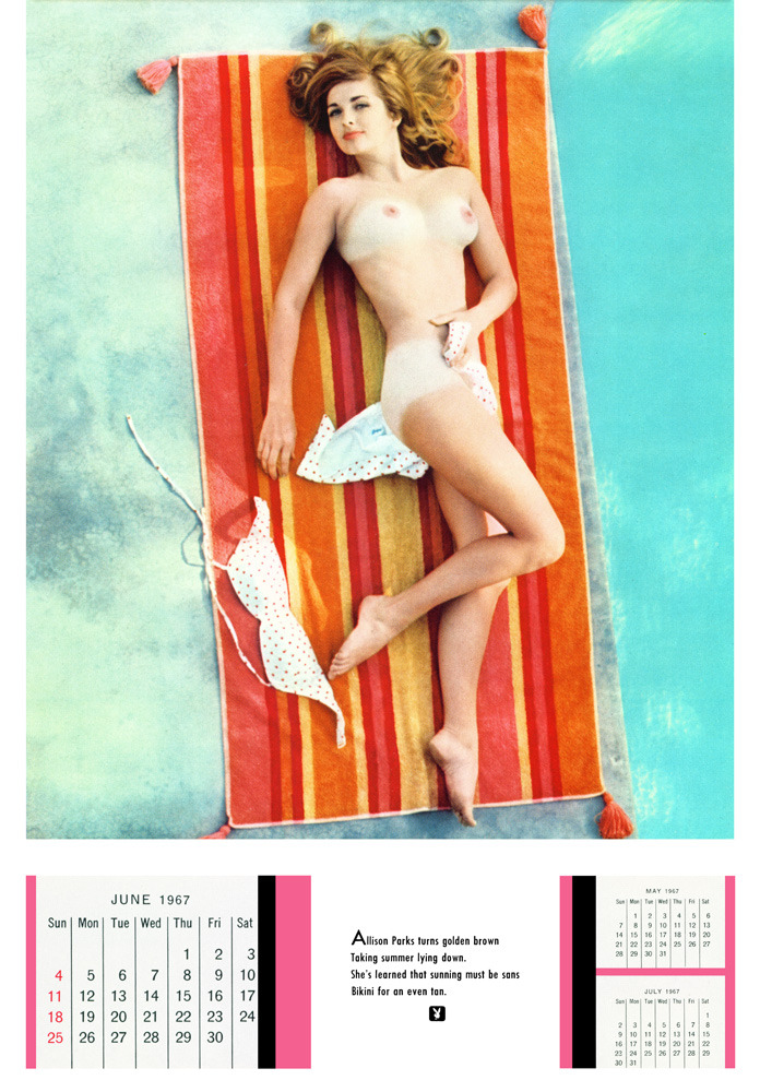 classicnudes:  Allison Parks, PMOM - October 1965, pictured in 1967 Calendar