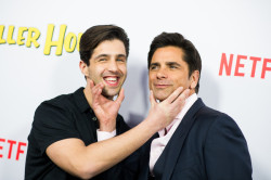 peck-nation:  Josh Peck and John Stamos at