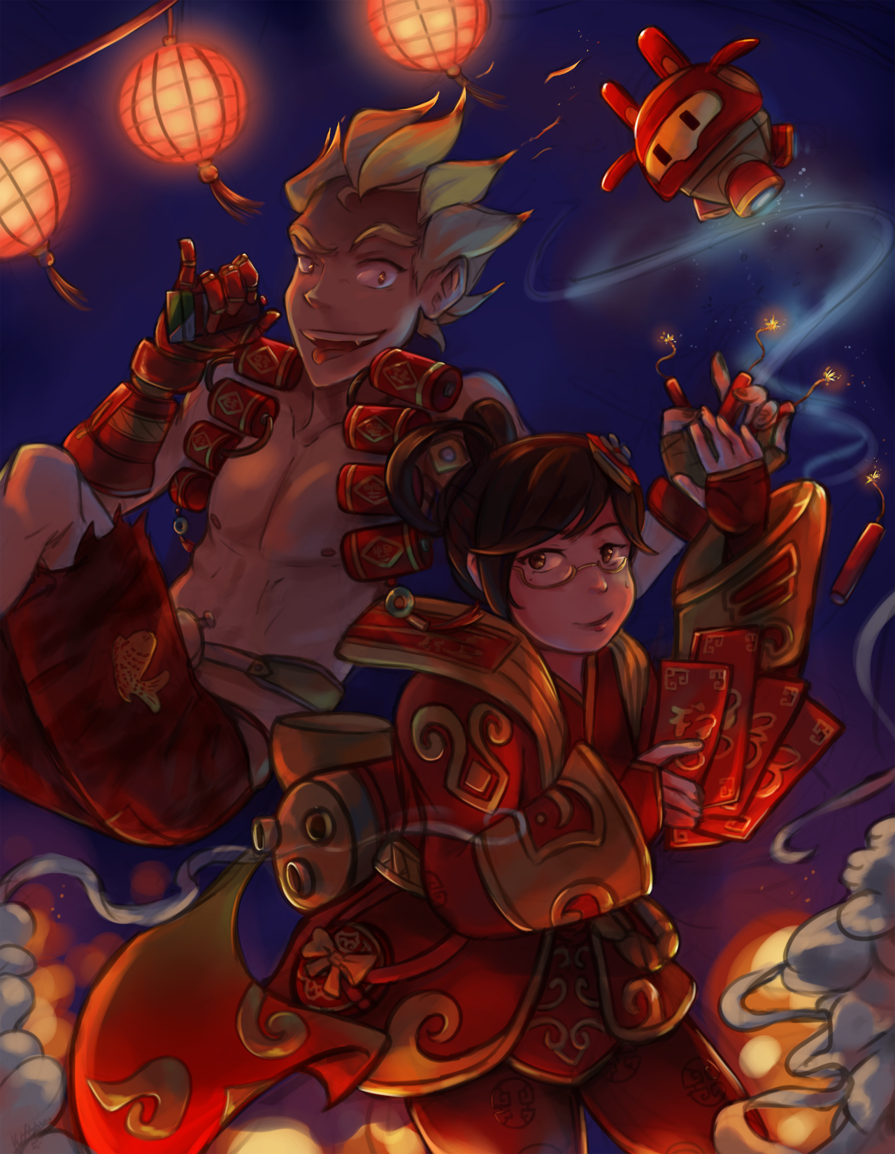 kittybaka-chan: My second submission for the @meihemfanbook !   When I saw the Lunar
