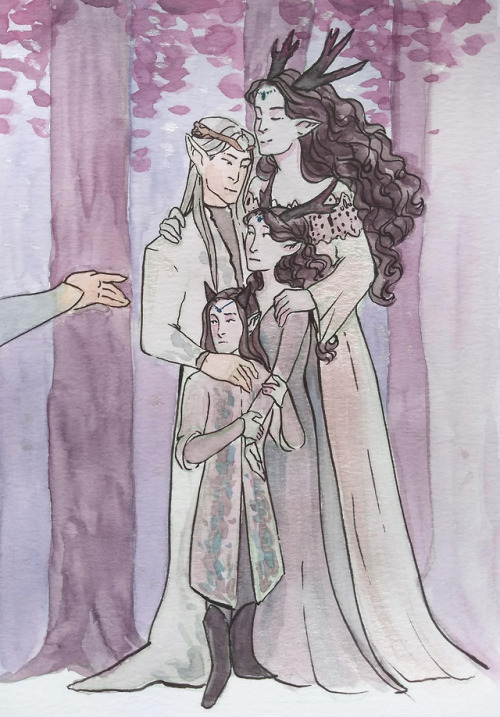 em-cu:four of cups | thingol and his familyso, the four of cups can essentially be summed up as bein