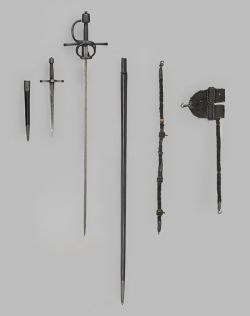 art-of-swords:  Rapier and Dagger Set Dated: