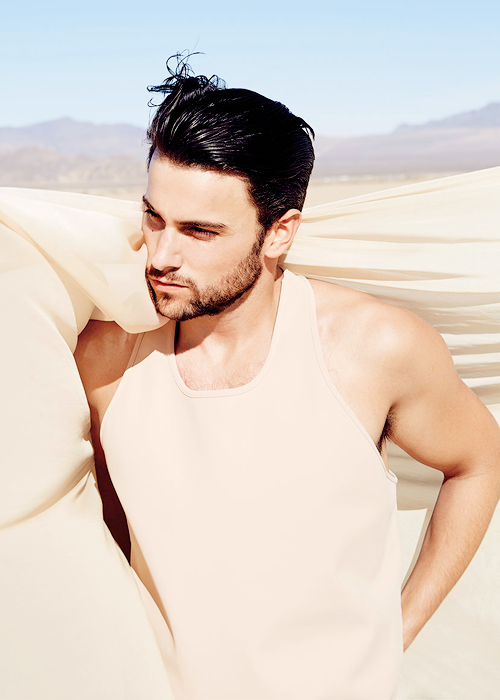 dslakhfdsalkhfsdalhfdsa-deactiv:Jack Falahee photographed for OUT Magazine (2015) 