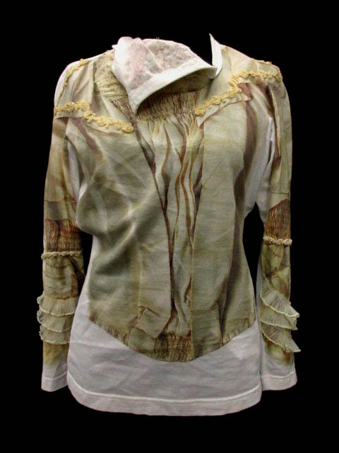 clothjects:comme des garcons fall 2005 trompe d'oeil long sleeve tee with some actual details too no