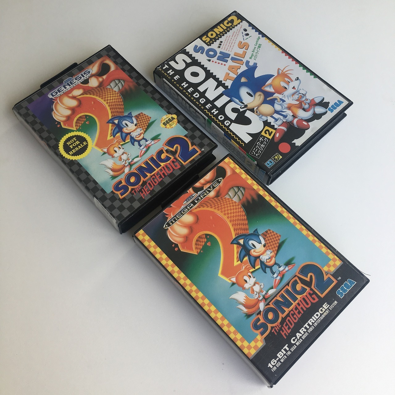 sonichedgeblog: Sonic The Hedgehog 2 for the Megadrive / Genesis, across American,
