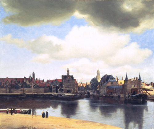 View of Delft, 1661, Johannes VermeerMedium: oil,canvas