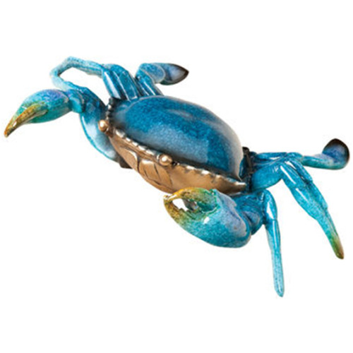 Blue crabs are found in brackish coastal lagoons and estuaries from Nova Scotia, through the Gulf of